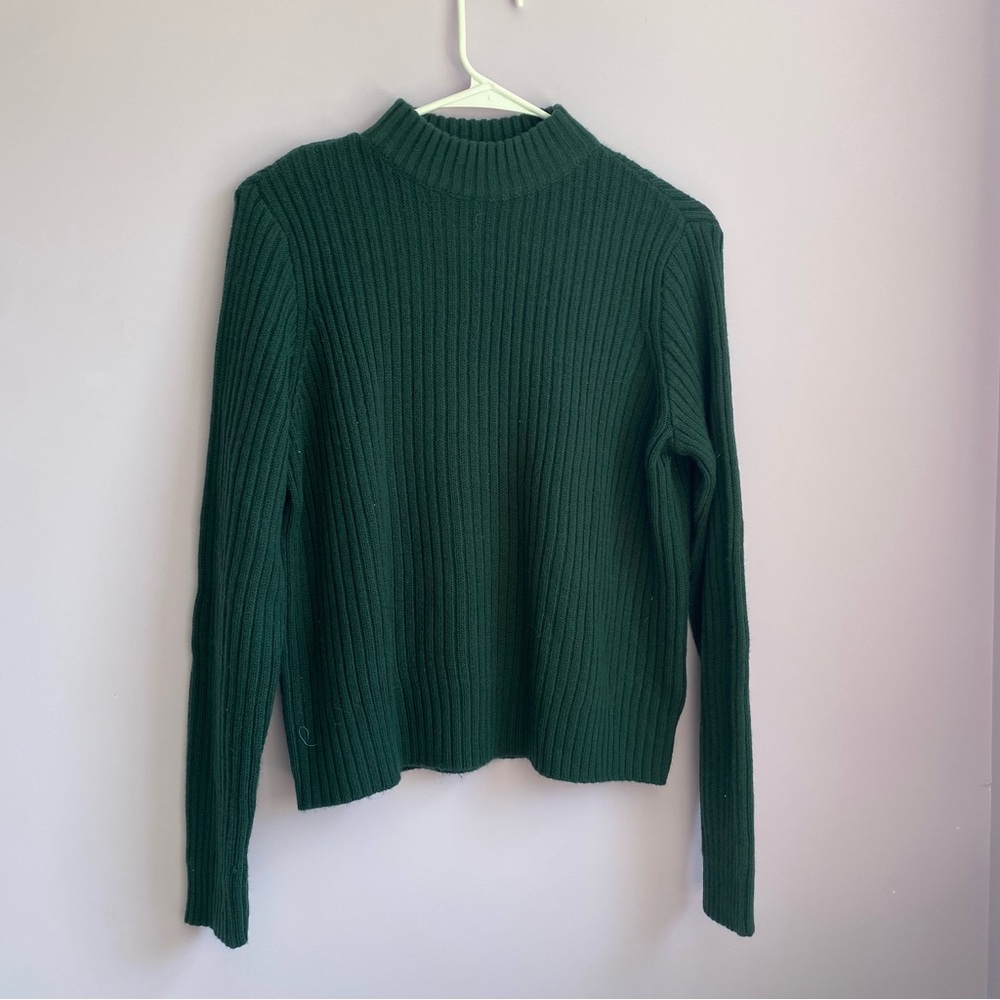 H&M Dark Green Knit Sweater